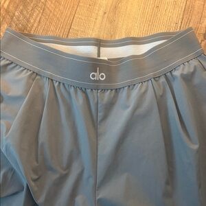 Alo Yoga Suit Up Trouser Track Pants steel gray -Size M